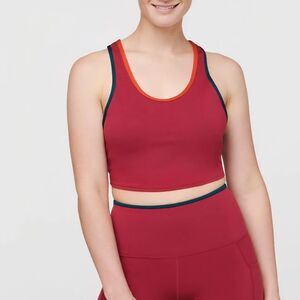 NWT Cotopaxi | Mari Crop Top Athletic Hiking Raspberry Pink Red, Womens XL